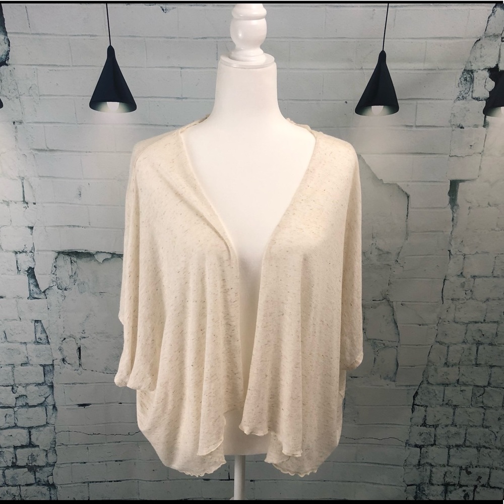 Full Tilt Light Weight Cream Cardigan Size L